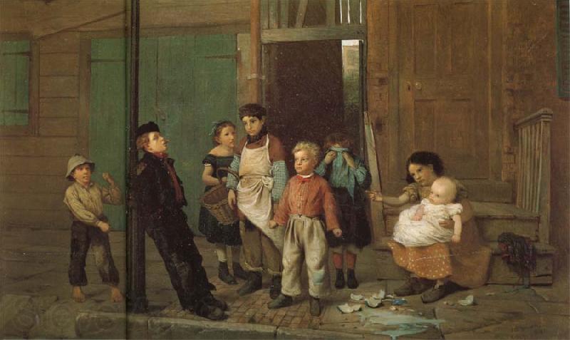 John George Brown Der Tyrann der Nachbarschaft France oil painting art